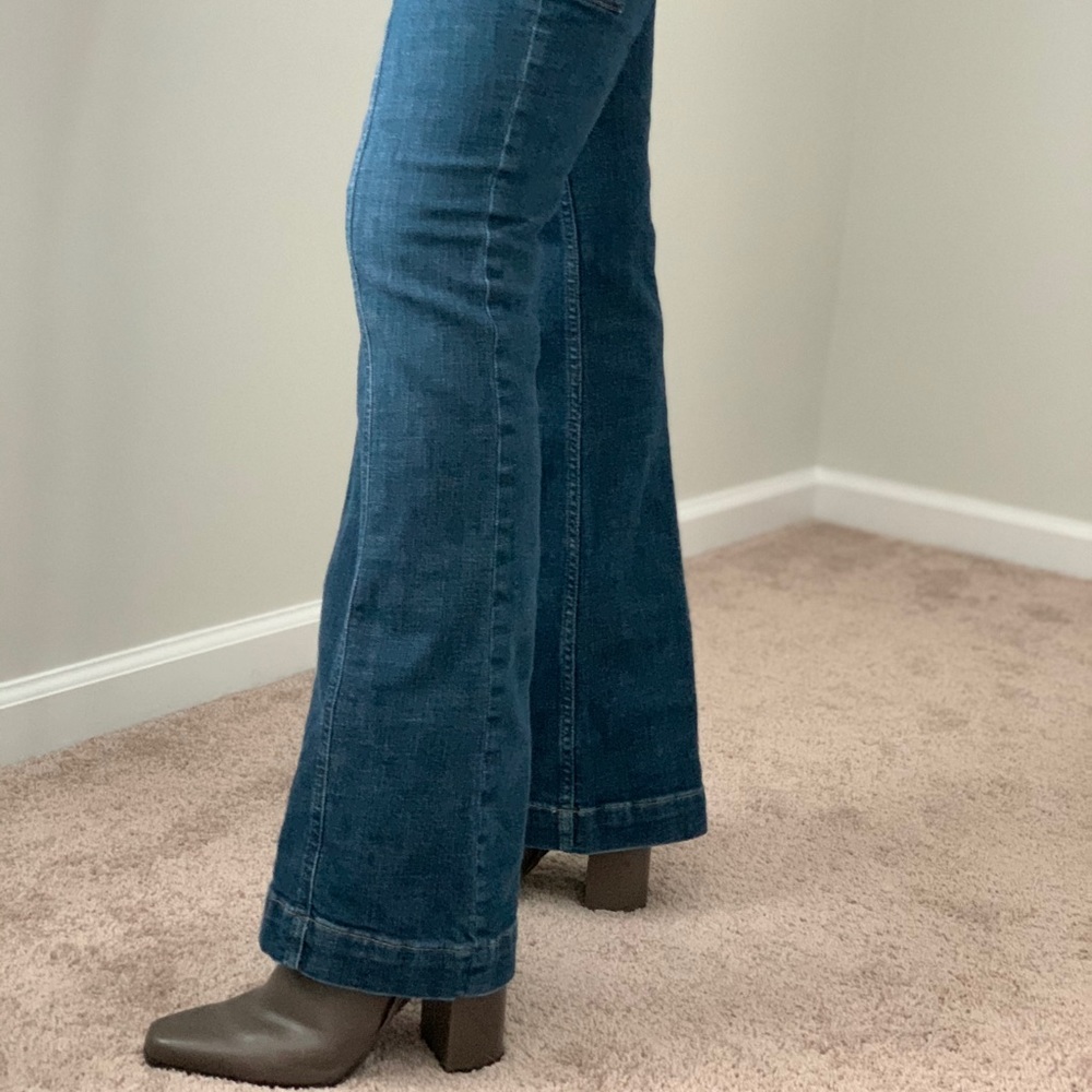 High Rise Trouser Boot Cut Jeans - Picture 2 of 4